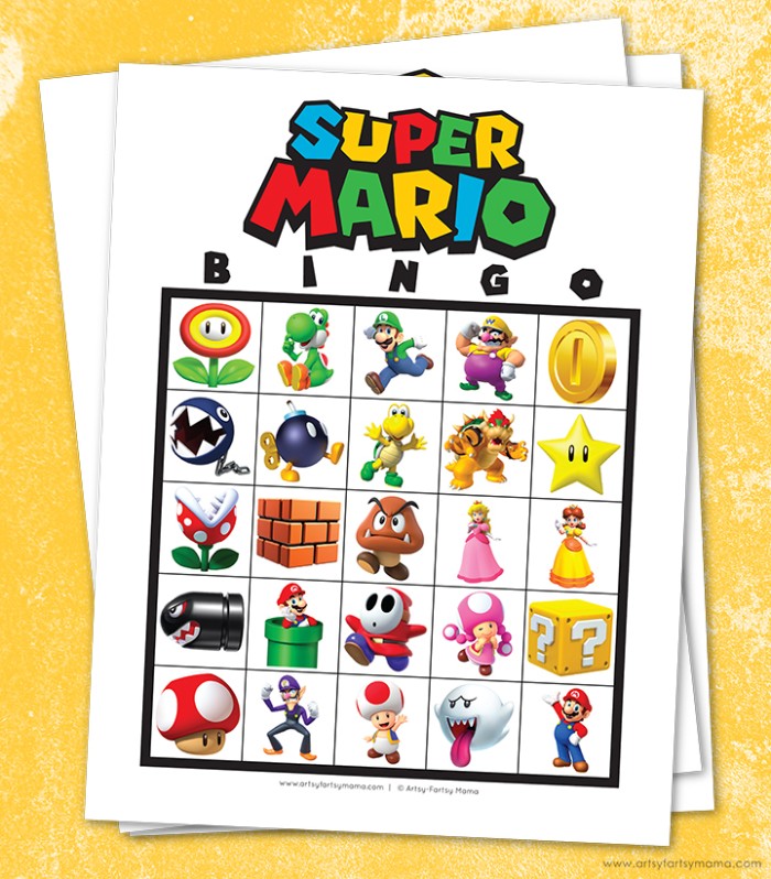 Super Mario bingo.